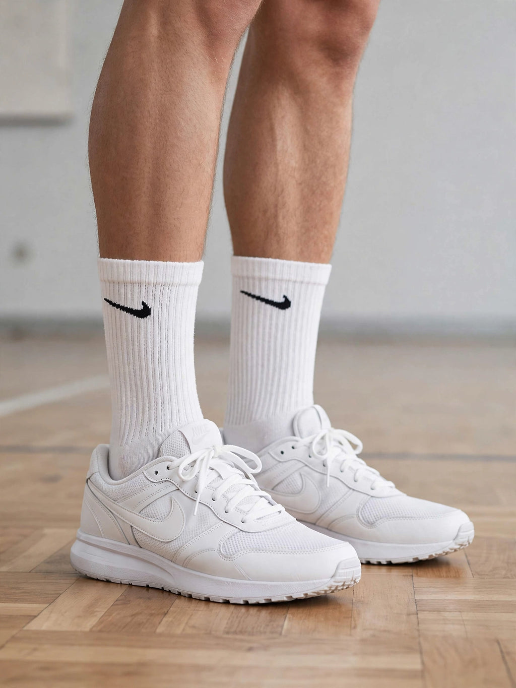 Nike Crew White Drifit Socks