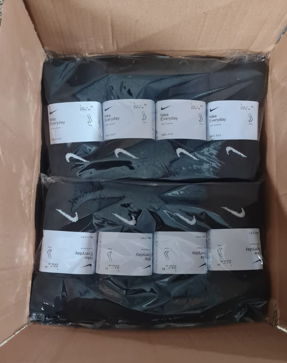 Nike Dri-FIT Black Crew Socks – Comfort and Performance Redefined