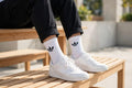 Elevate Comfort with Adidas Crew White Socks (3 PAIRS PACK)