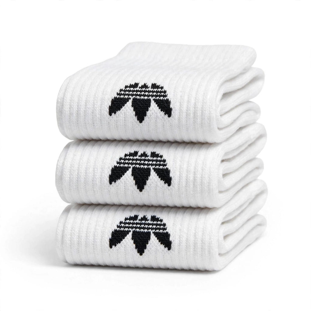 Elevate Comfort with Adidas Crew White Socks (3 PAIRS PACK)