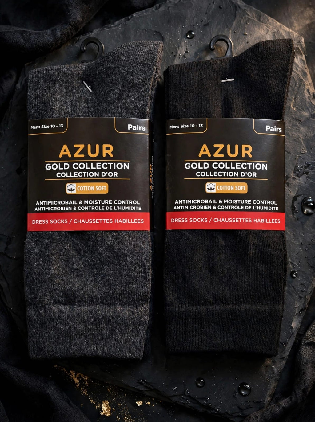 MEN'S COTTON RICH DRESS/OFFICE SOCKS (4 PAIRS PACK)