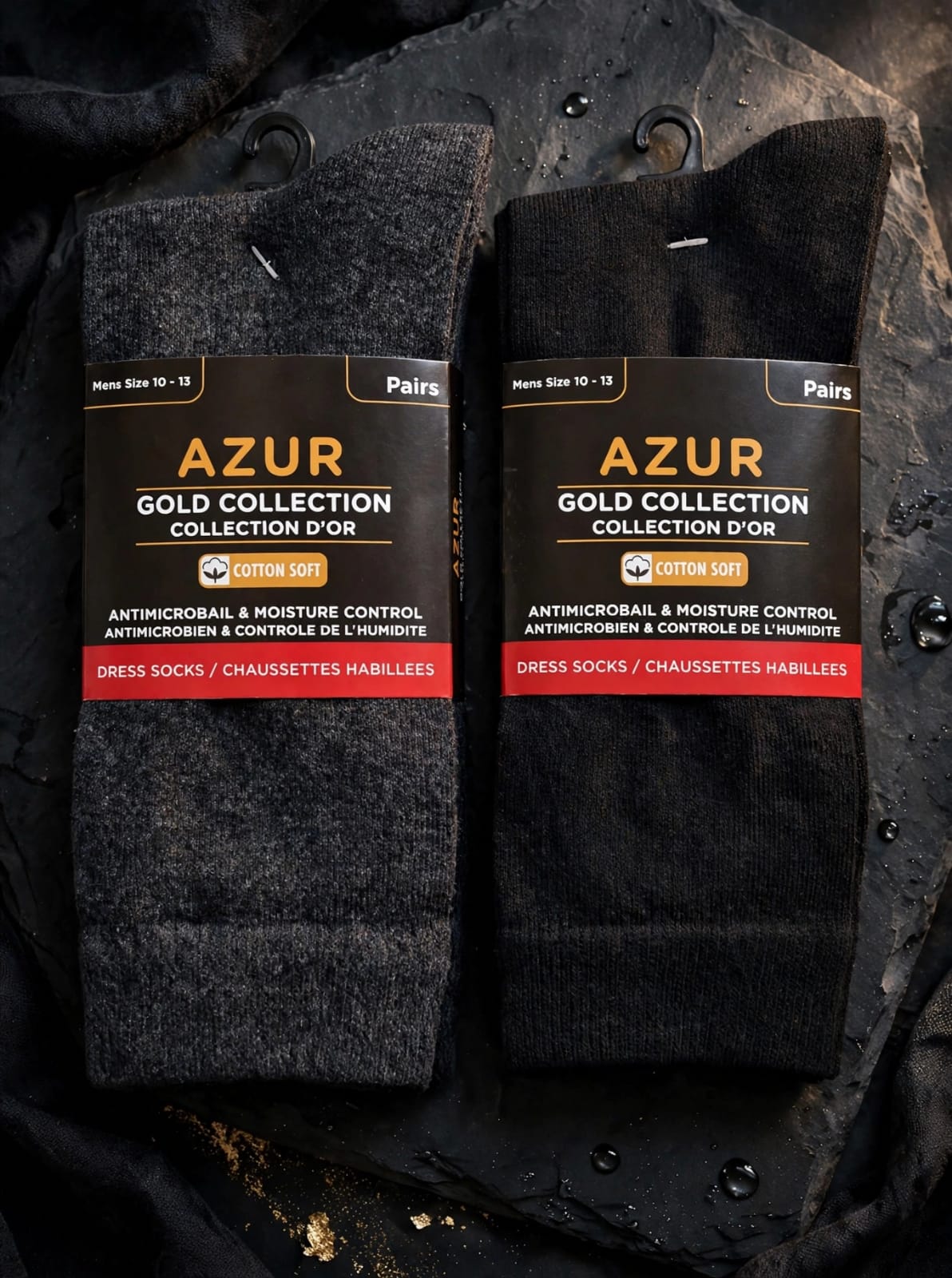 MEN'S COTTON RICH DRESS/OFFICE SOCKS (4 PAIRS PACK)